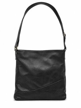 Black Leather Shoulder Bag
